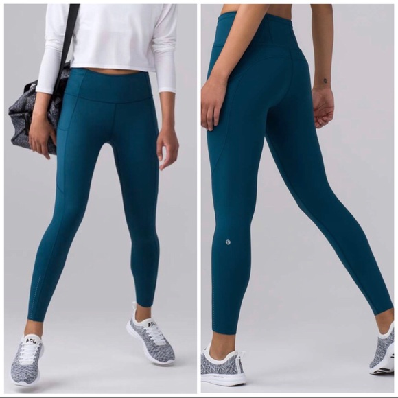 lululemon athletica Pants - Lululemon Fast & Free 7/8 Tight Nile Blue, 4